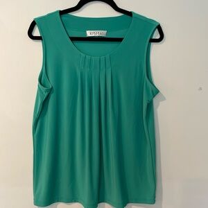 Kasper green dress shirt large